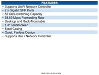 Ubiquiti Networks USW-24 UniFi Switch 24 24 Ports - Manageable - 2 Layer Support