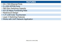Ubiquiti USW-ENTERPRISEXG-24 Switch Enterprise XG 24 24-Port 10G Managed Network