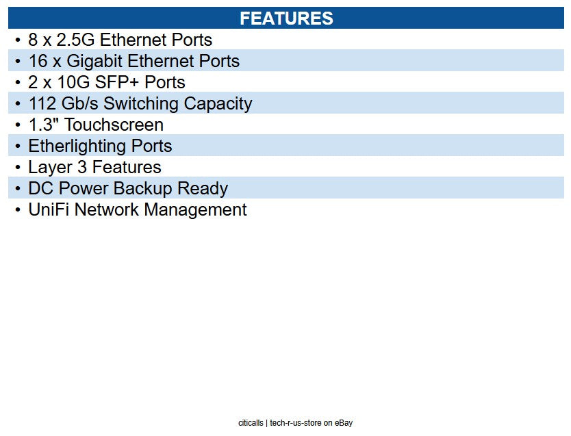 Ubiquiti Networks USW-PRO-MAX-24 A 24-port, Layer 3 Etherlighting switch