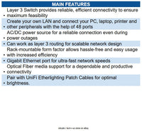 Ubiquiti Networks USW-PRO-MAX-48-POE 48-Port Layer 3 Etherlighting Switch