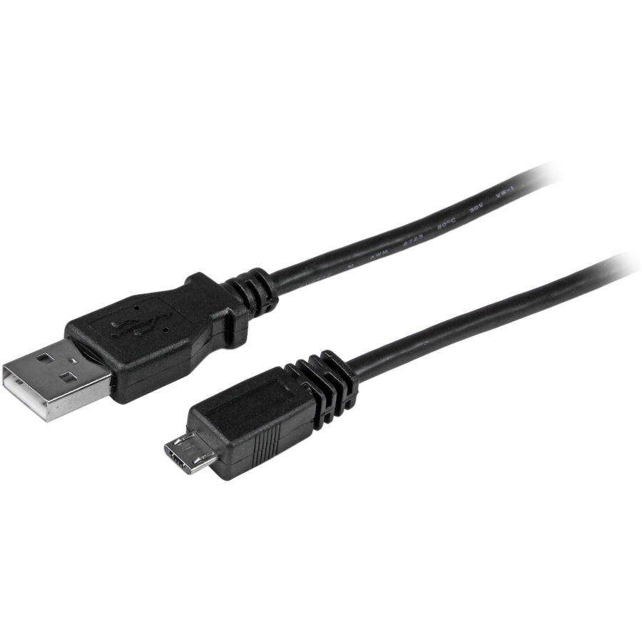 StarTech UUSBHAUB3 Micro USB Cable - Molded, Strain Relief - Black