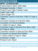 StarTech UUSBHAUB6 Micro USB Cable - 6 ft - USB 2.0 Type A , USB 2.0 Type B
