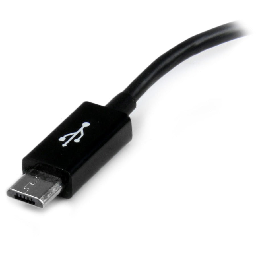 StarTech UUSBOTG 5in Micro USB to USB OTG Host Adapter M/F