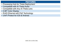 Ubiquiti Networks UVC-AI-THETA-HUB AI Theta Hub Wall Mountable Ceiling Mountable