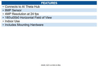 Ubiquiti Networks UVC-AI-THETA-PRO Video Surveillance System Camera, Smart Hub
