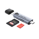 VegGieg V-C307 SD Card Reader,Dual Connector USB 3.0/USB C Memory Reader Adapter