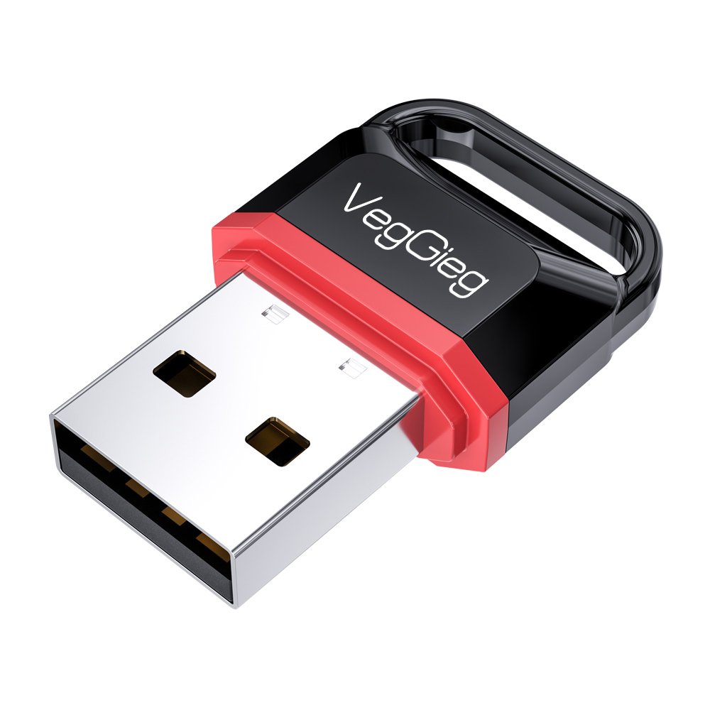 VegGieg V-UB502 USB Bluetooth 5.0 Adapter for Desktop PC, Mini Bluetooth