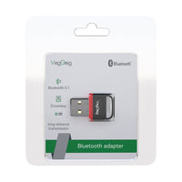 VegGieg V-UB502 USB Bluetooth 5.0 Adapter for Desktop PC, Mini Bluetooth