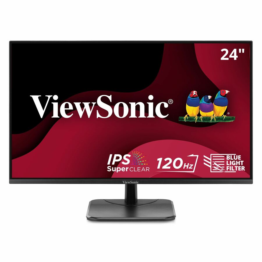 ViewSonic VA2456A-MHD 24 Inch IPS 1080p Monitor with 120Hz, Eye Care, HDI-