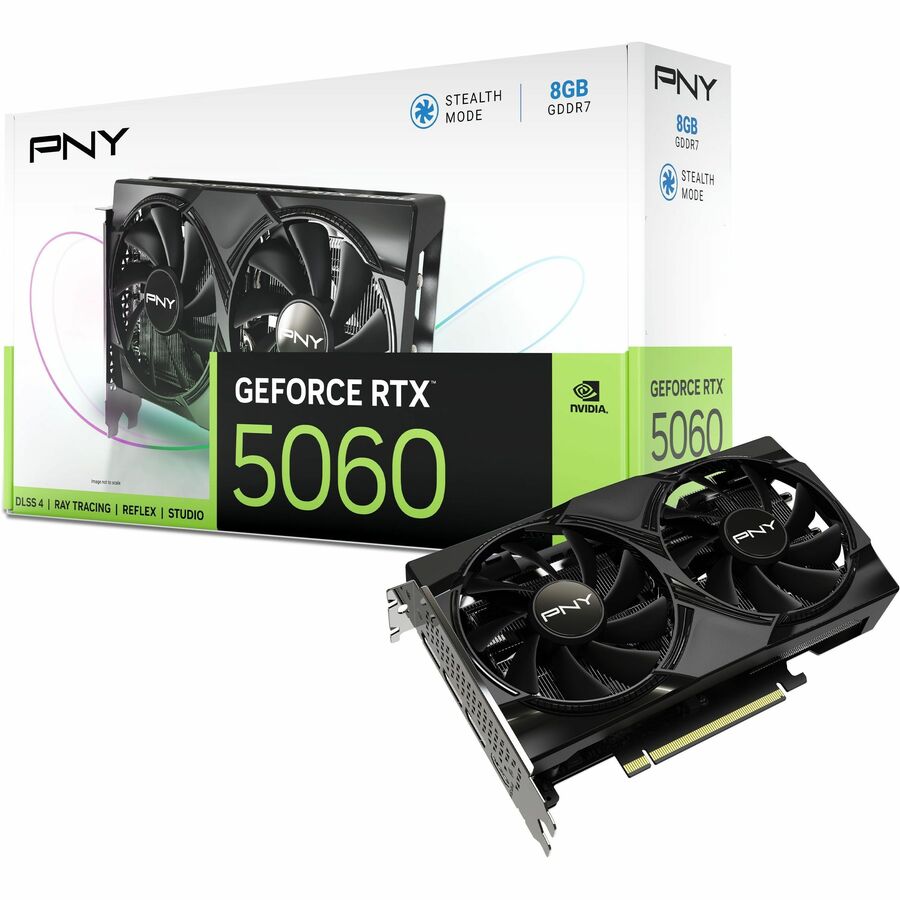 PNY VCG50608DFXPB1 Graphics Card - GeForce RTX 5060 8GB GDDR7 128bit PCIE
