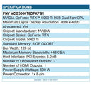 PNY VCG5060T8DFXPB1 RTX GeForce 5060 Ti 8GB GDDR7 GPU 7680x4320 3x DP Dual Slot