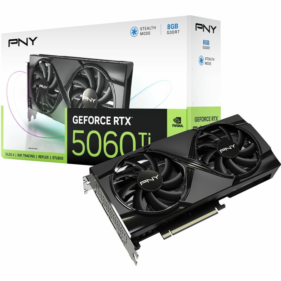 PNY VCG5060T8DFXPB1 Video Card - GeForce RTX 5060 Ti 8GB GDDR7 128bit Retail