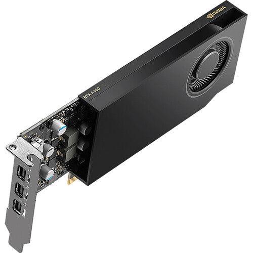 PNY VCNRTXA400ATX-PB Graphics Card - NVIDIA Quadro RTX A400 4GB GDDR6 64-bit