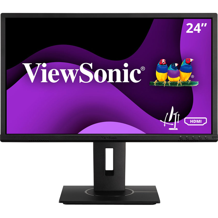 ViewSonic VG2440 24 Inch IPS 1080p Ergonomic Monitor with HDI-, DisplayPort, VGA