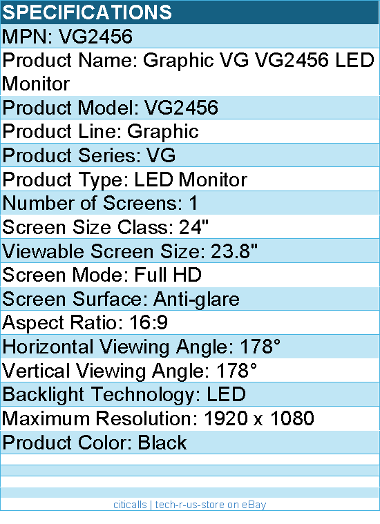 ViewSonic VG2456 24 Inch 1080p Monitor with USB C 3.2, Docking Built-In