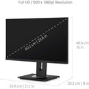 ViewSonic VG2456 24 Inch 1080p Monitor with USB C 3.2, Docking Built-In