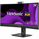 ViewSonic VG3457CV 34" Ultrawide 1440p Curved Video Conferencing Docking Monitor