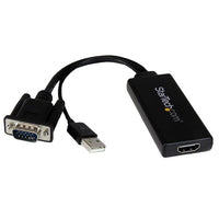 StarTech VGA2HDU VGA to Video Adapter w USB Power & Audio 1080p RTL