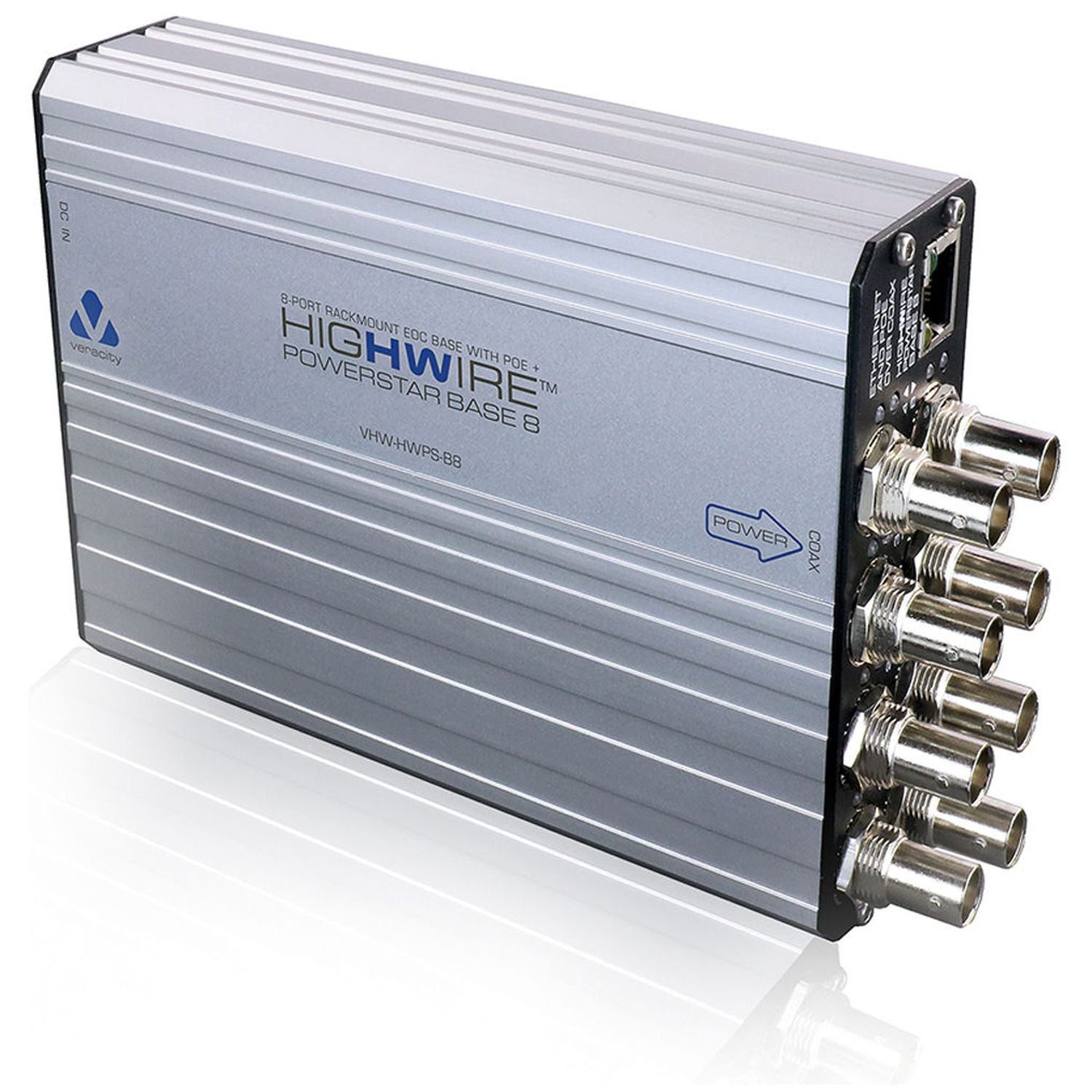 Veracity VHW-HWPS-B8 HIGHWIRE Powerstar Base 8 8 Channel EOC Base Unit