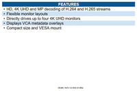 IQSIGHT VJD-7533 UHD 4K VIDEOJET decoder 7000