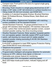 Viking Electronics VK-300-IP SIP AND MULTICAST PAGING HORN