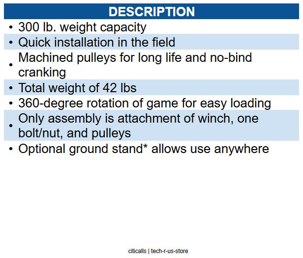 Viking Solutions VKS-VRJ201 RACK JACK II - HITCH HOIST