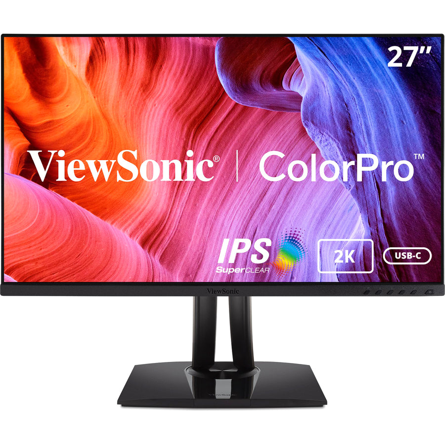 ViewSonic VP2756-2K 27 Inch IPS 1440p Ergonomic Monitor with Ultra-Thin Bezels