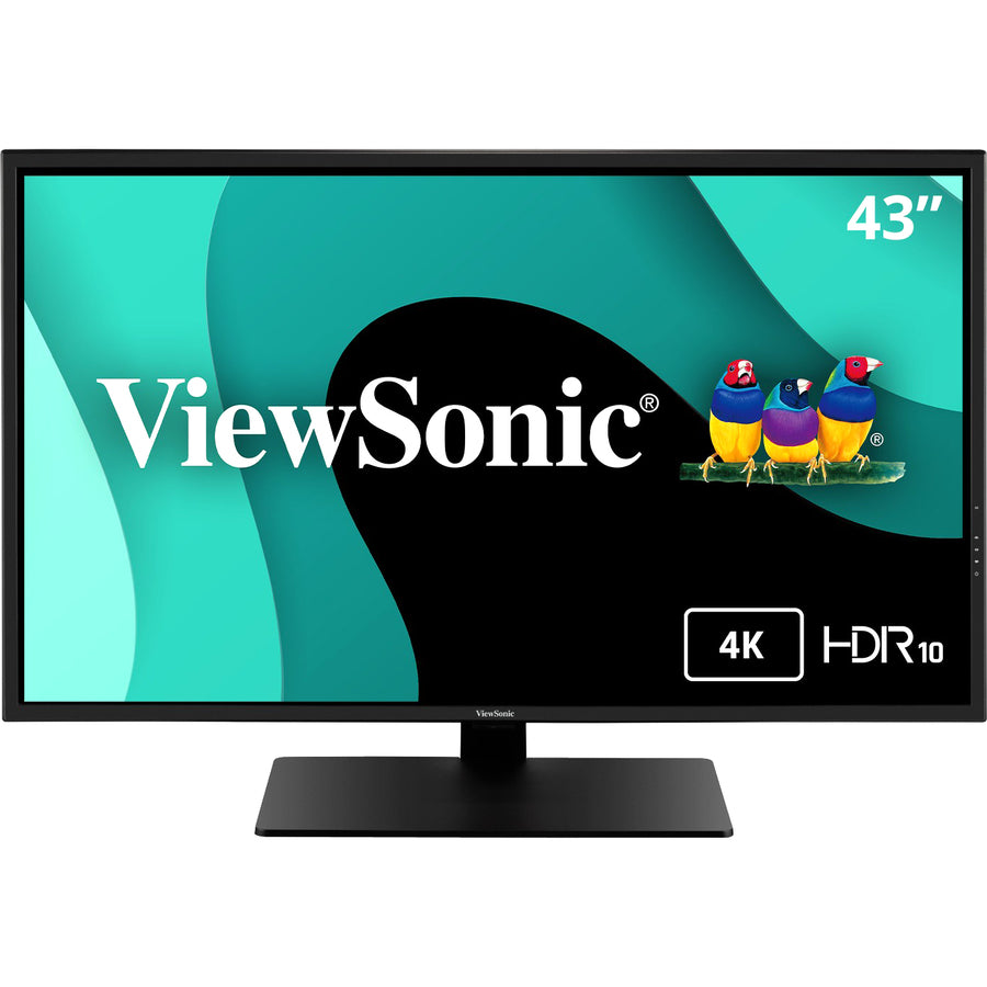 ViewSonic VX4381-4K 43 Inch Ultra HD MVA 4K Monitor Widescreen -HDI-,DisplayPort