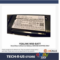 Yealink W56-BATT YL-5J 1460mAh 3.7V 5.4WH BATTERY for W56P W56H W59R Handsets
