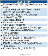 Wavenet WAV-6E04UMBK-PC-02 CAT6 PATCH CORD BOOTED 2' BLACK