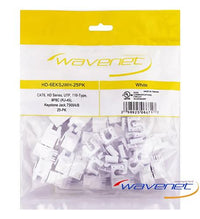 Wavenet WAV-6EKSJWH-25PK CAT6 JACK SDJ SERIES WHITE 25 PACK