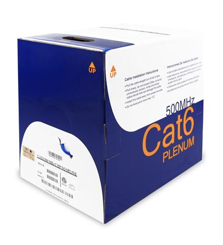 Wavenet WAV-CAT6V-PLEN-BL CAT6 PLENUM NO SPLINE BLUE