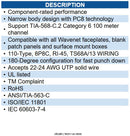 Wavenet WAV-HD-6EKSJWH-25PK CAT6 HDJ SERIES JACK 25 PACK