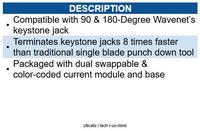 Wavenet WAV-TOOL-JACK4PAIR 4 PAIR TERMINATION TOOL