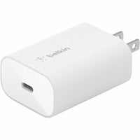 Belkin WCA004dqWH 25W Portable USB-C Wall Charger - 1xUSB-C - Fast Charging