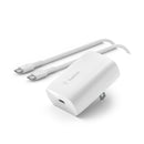 Belkin WCA005DQ1MWH-B6 30W USB-C PD 3.0 PPS Wall Charger + 3.3ft USB-C to USB-C