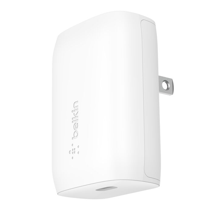 Belkin WCA005DQWH BoostCharge USB-C PD 3.0 PPS Wall Charger 30W - Power Adapter