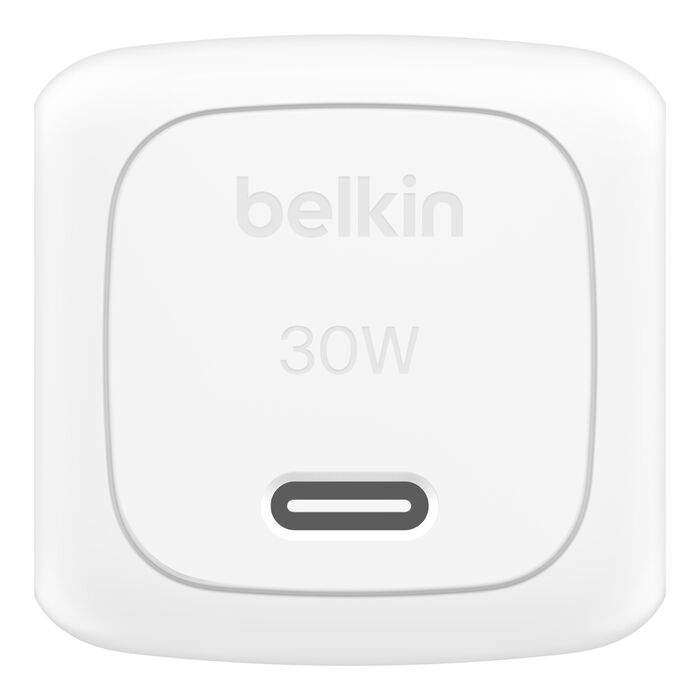 Belkin WCA008DQWH 30W Portable USB-C Wall Charger - 1xUSB-C (30W) - Fast Charge