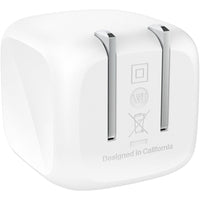 Belkin WCA013dqWH 45W Portable USB-C Wall Charger - 1xUSB-C (45W) - Fast Charge