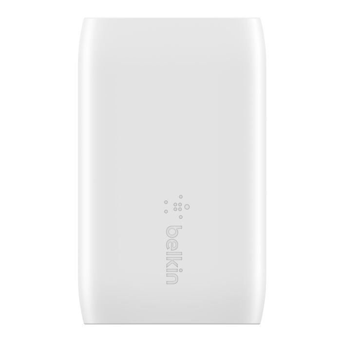 Belkin WCB007DQWH 37W Portable Dual Port USB-C Wall Charger - USB Type-C