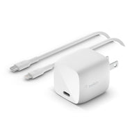 Belkin WCH001DQ1MWH-B5 BoostCharge 30W USB-C GaN Wall Charger