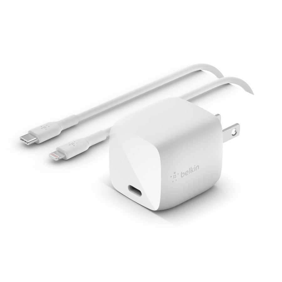 Belkin WCH001DQ1MWH-B5 BoostCharge 30W USB-C GaN Wall Charger