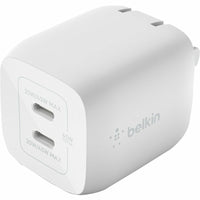 Belkin WCH011DQ2MWHB6 45W Portable Dual Port GaN Wall Charger - 2xUSB-C