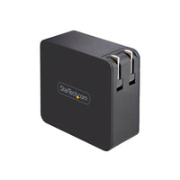 StarTech WCH1CBK USB C Wall Charger, 60W PD with 6ft/2m Cable