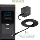 StarTech WCH1CBK USB C Wall Charger, 60W PD with 6ft/2m Cable