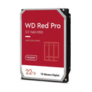 Western Digital WD221KFGX-RET Hard Drive 22TB 3.5" 7200rpm WD Red Pro NAS 512MB