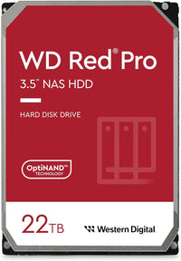 Western Digital WD221KFGX HDD 22TB 3.5 7200rpm WD Red Pro NAS 512M Bare