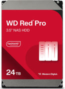 Western Digital WD240KFGX Hard Drive - 24TB 3.5 7200RPM WD Red Pro NAS 512MB