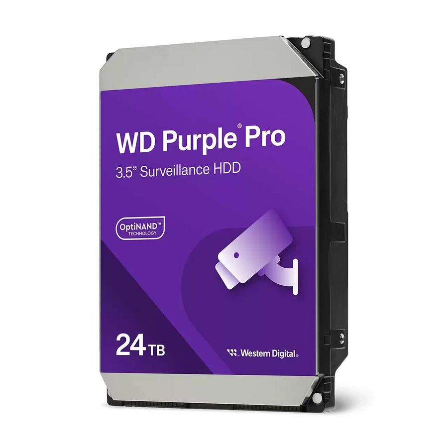 Western Digital WD241PURP Hard Drive - 24TB 3.5 WD Purple Pro SATA 7200RPM 512MB