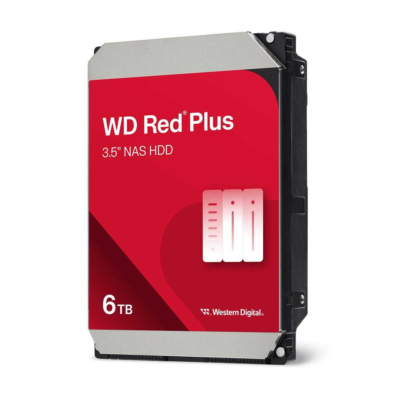 Western Digital WD60EFPX-SINGL Hard Drive - 6TB 3.5 WD Red Plus 256M 5400rpm